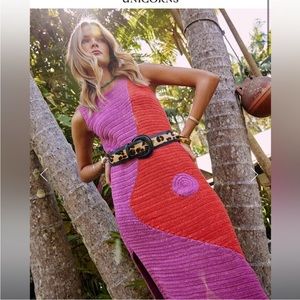 Chasing Unicorns Red and Pink Dress